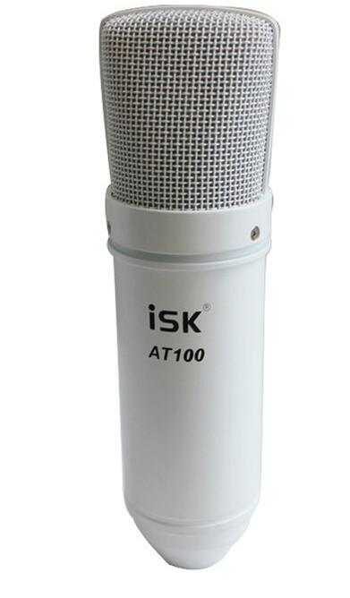 ISK AT100 Microphone Condenser Microphone for Computer Recording Studio Performance Network karaoke with Shock Mount