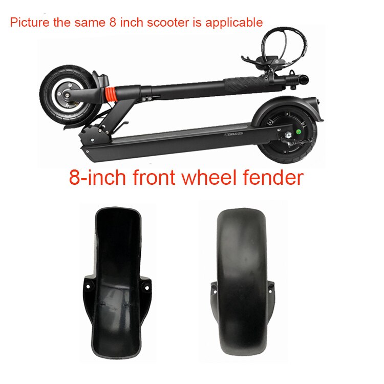 8-inch front wheel mudguard for electric scooter folding electric vehicle front mudguard