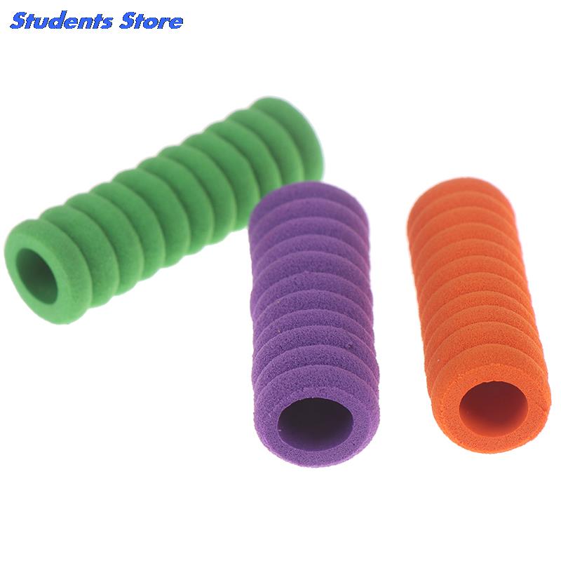 10pcs Comfort Soft Foam Pen Pencil Grips Pen Control Pupil Handwriting Aid Kids Children School Stationery