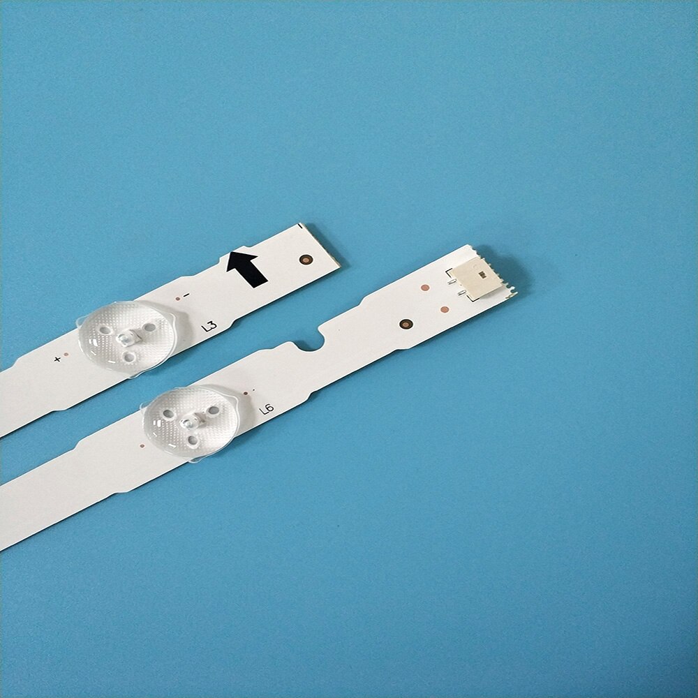 Tira de luces LED de iluminación trasera, accesorio para Samsung de 48 &quot;UN48H6400 UN48H6400AF UE48H6400 UE48H6400AK UE48H6200AK UN48h6400AF XZA, , 12 unidades