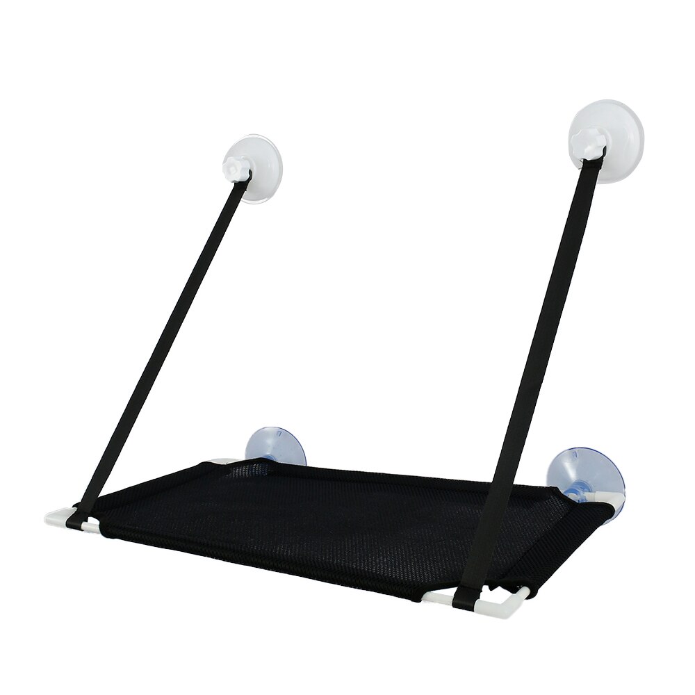 Up 10Kg Kat Opknoping Bed Zonnig Raam Hangmat Seat Mount Huisdier Comfortabel Hangmatten Kat Slapen Opknoping Plank Zetels: Black