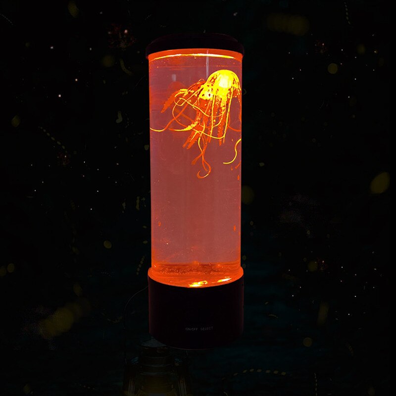 Led Fantasy Kwallen Lamp Usb Power/Batterij Aangedreven Kleur Veranderende Kwallen Aquarium Zonder Afstandsbediening Kwallen Speelgoed