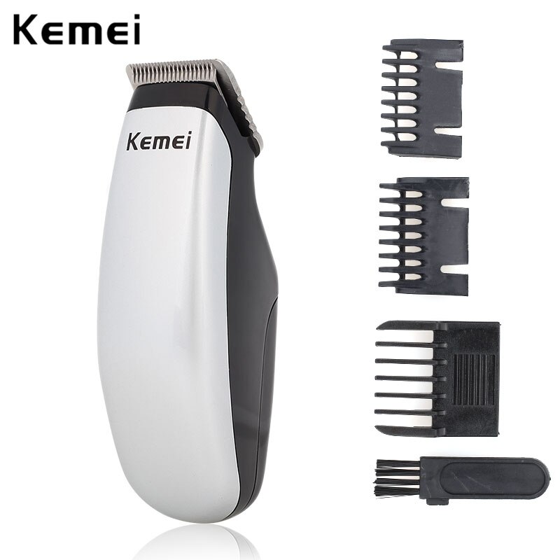 Super Quiet Electric Hair Clipper Rechargeable Titanium Blade Men's Beard Trimmer Hair Cutting Machine for Salon: Type3(battery)