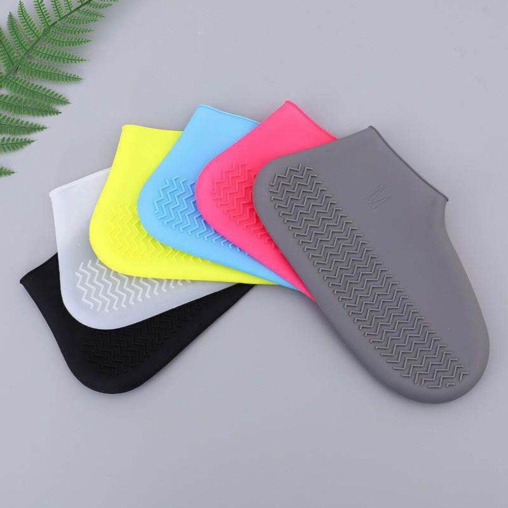 Copriscarpe impermeabili in Silicone copriscarpe antipioggia riutilizzabili protezioni per scarpe Unisex protezioni antiscivolo per stivali da pioggia per la giornata di pioggia
