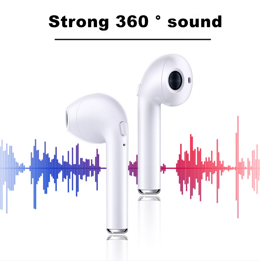 TWS Earbuds Wireless Bluetooth Earphones i7s i12 5.0 Stereo Sport In-Ear Multifunctional Headsets With Microphone 【Upgrade】