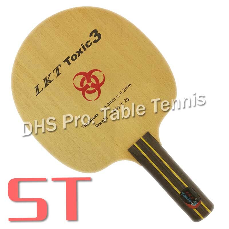 LKT Toxic3 straight handle ST Chop Type table tennis blade: Default Title