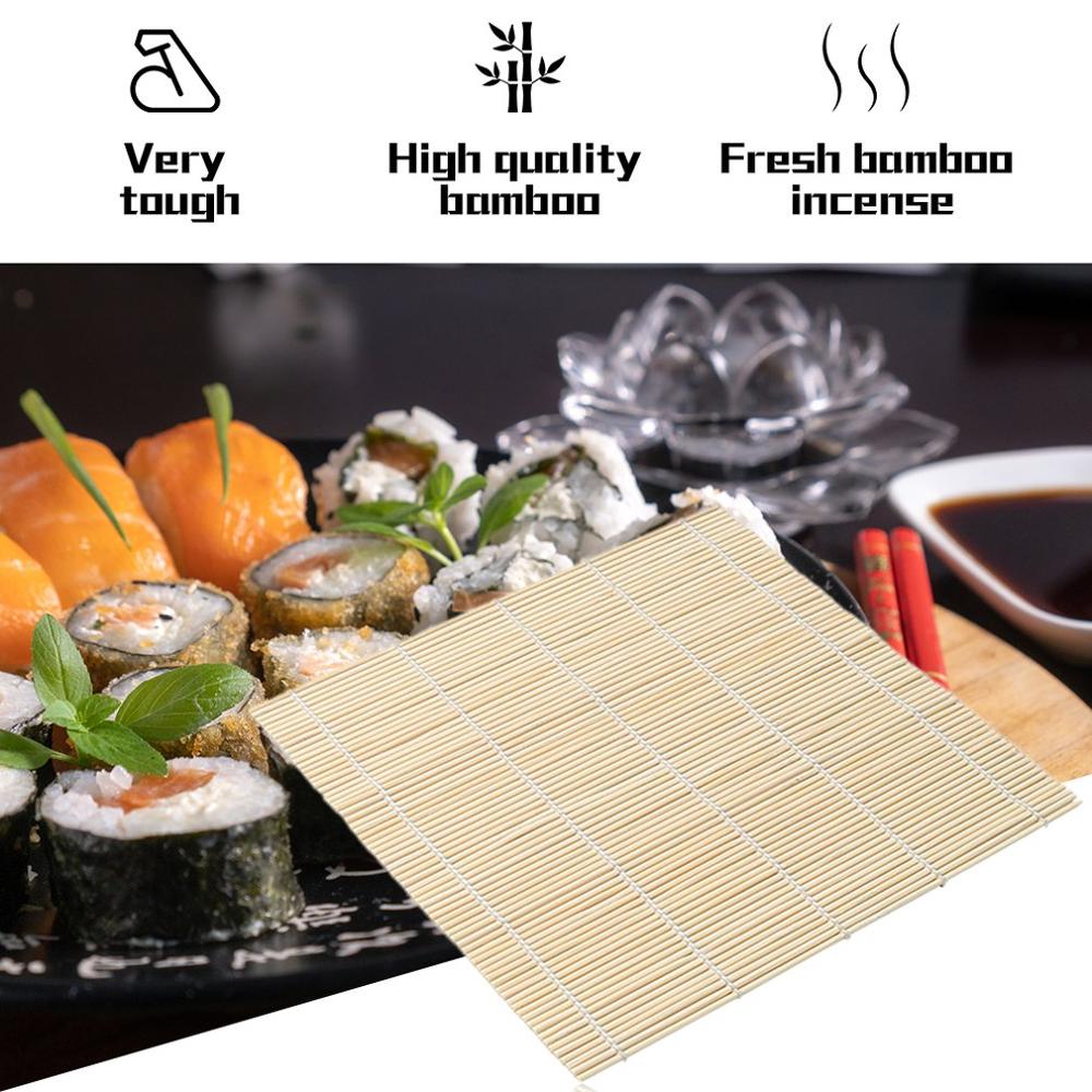 Neue Sushi Rolle DIY Sushi matt Onigiri Reis Rolle Huhn rollen Japanische Sushi Hersteller Bambus Sushi Hersteller Küche Kochen Werkzeuge