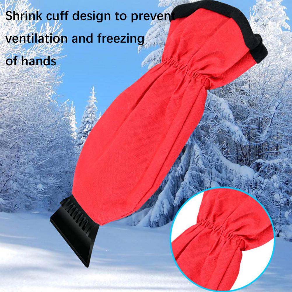 Snow Removal Thickened Sheath Waterproof Winter Tool Car Ice Scraper For Winter