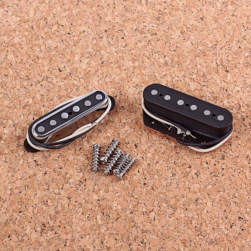 "Vintage Geruisloze Tele Geruisloze Bridge Neck Gitaar Pickup Set