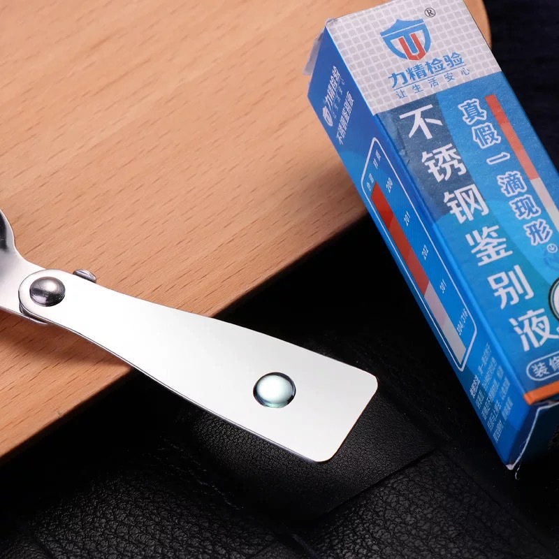 Draagbare Opvouwbare Lepel Zilver Rvs Picknick Camping Opvouwbare Lepel Voor Outdoor Wandelen Reizen Servies