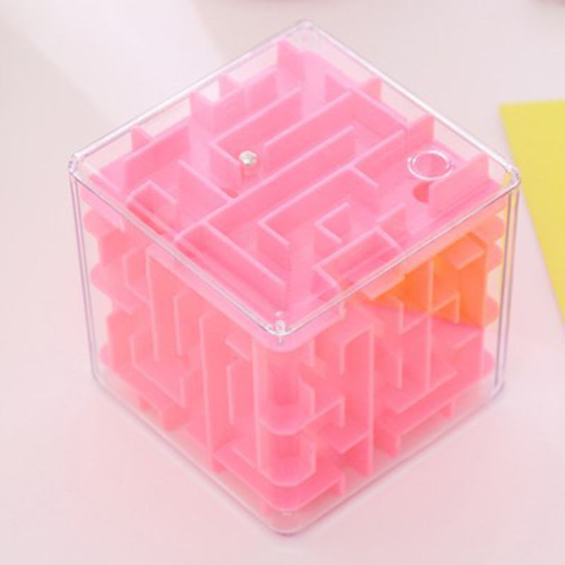 Transparante Zeskantige Smashing Speelgoed 3D Cube Oefening Aandacht Educatief Speelgoed kinderen Speelgoed Bureau Speelgoed Anti Stress speelgoed: C1