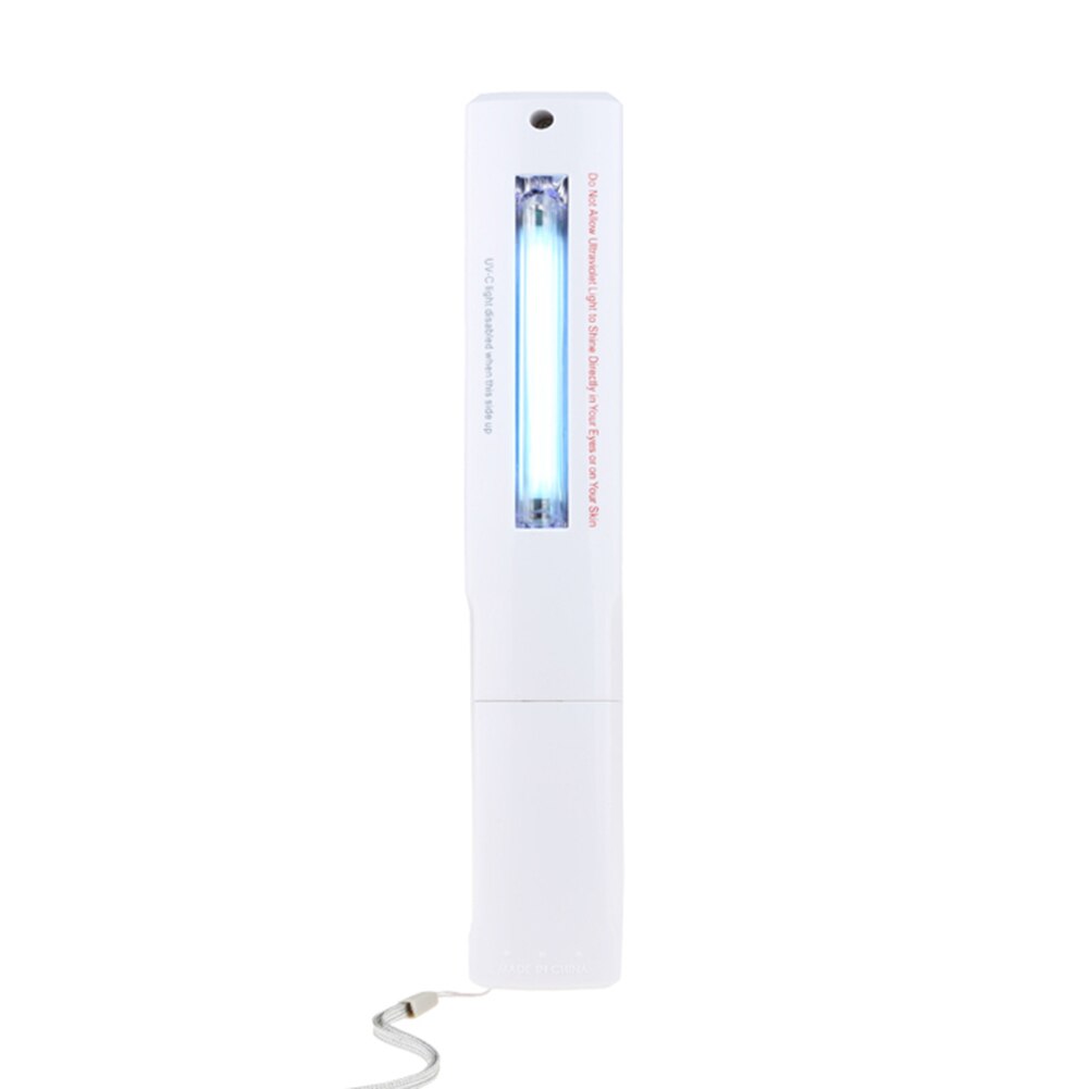 ledet uv bakteriedrepende lampe bærbar håndholdt steriliseringsstav desinfisering pinne tannbørste desinfiseringsmiddel uv lampe desinfeksjon lys