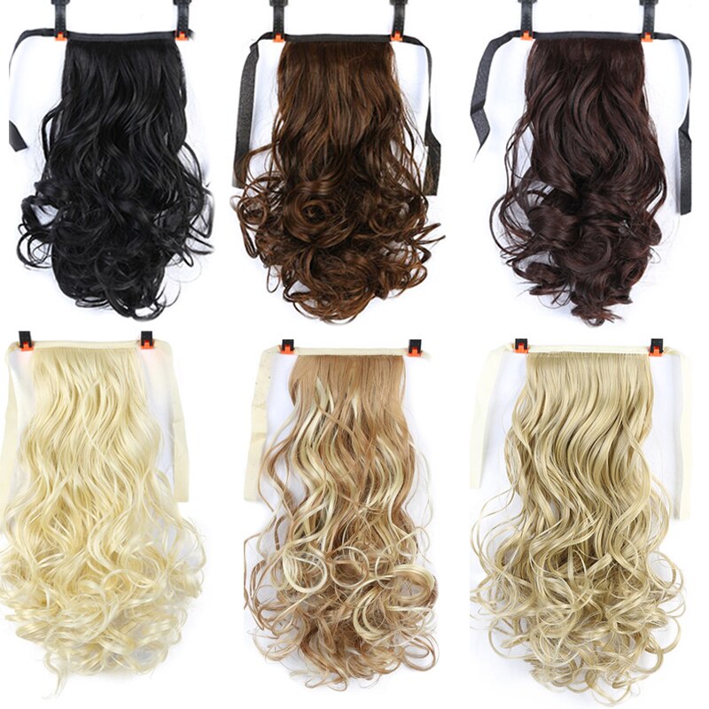 10 "Short curls Clip In Hair Tail False Hair Ponytail Hairpiece With Hairpins Synthetic Hair PonyTail Hair Extensions Curly