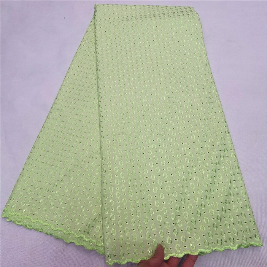 Zwitserse Kant Stof Satijn 100% Katoen Borduren Afrikaanse Katoen Stoffen Zwitserse Voile Kant Populaire Dubai Stijl 5 Yards: 16