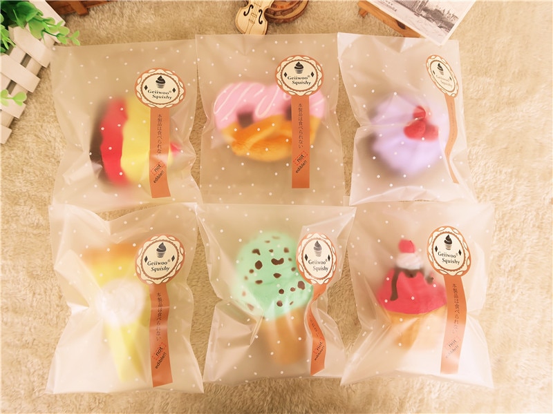 Kuutti Squishy Kawaii Langzaam Stijgende Squishies Cupcake ijs Kaas Taart Brood Croissant Jumbo Squishy Leuke