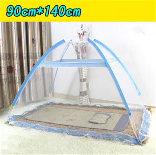 Opvouwbaar peuterbedje klamboe kinder baby baby veilig klamboe kinderbedje box speeltent blauw roze kleur