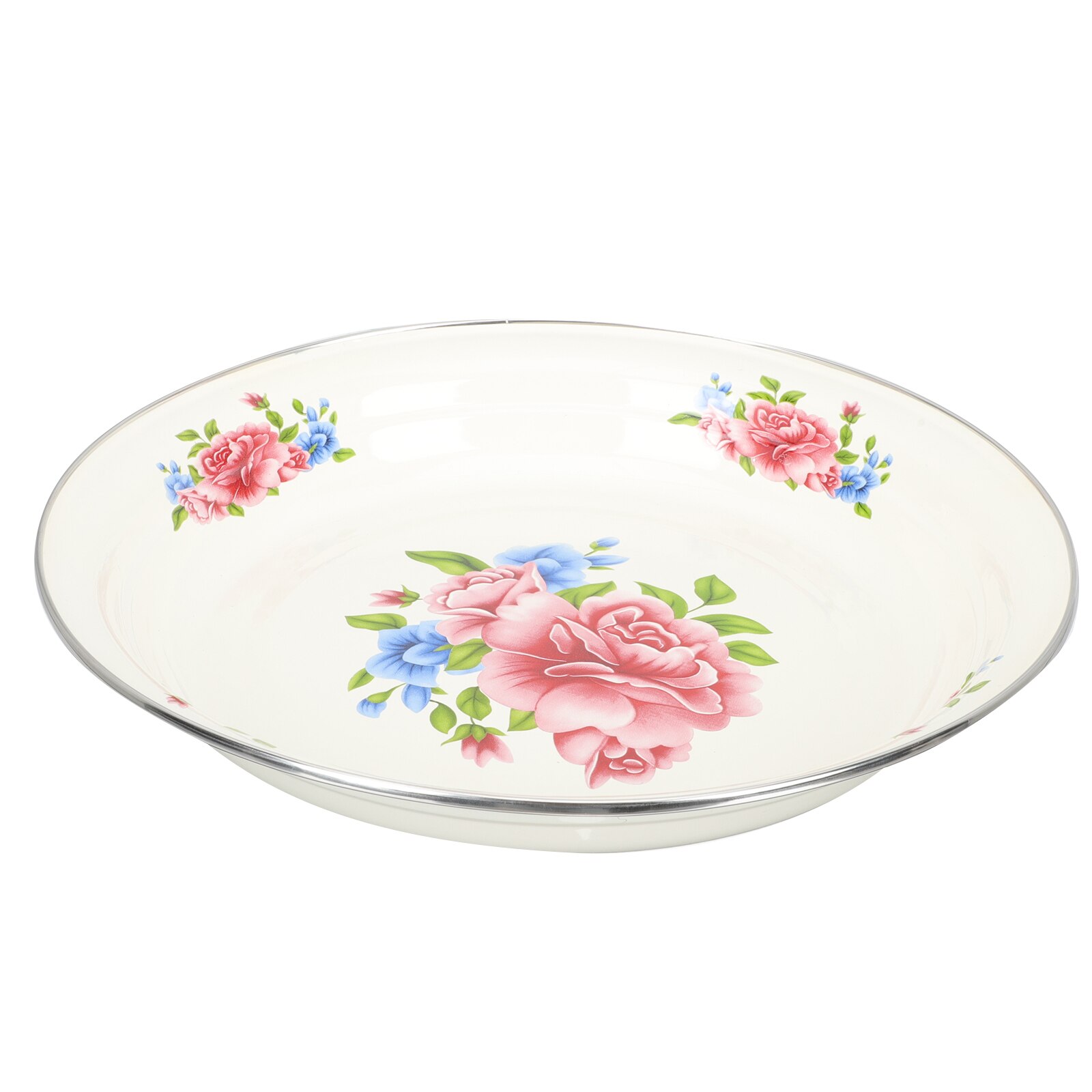 Chinese Style Fruit Storage Tray Decorative Candy Plate Dessert Serving Tray: Pink