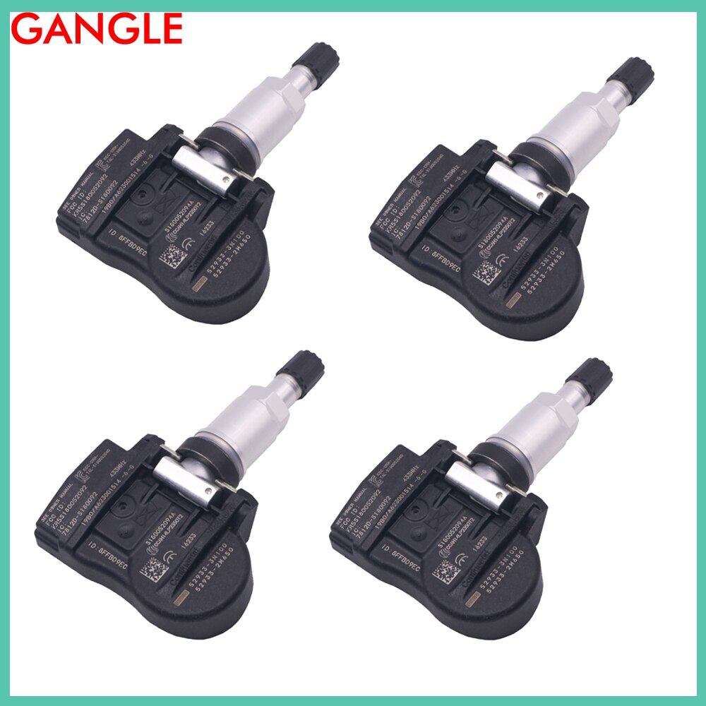 Para 2012 2013 2014 2015 2016 2017 2018 kia ceed (jd) tpms 433 mhz sensor de pressão dos pneus tpms kia 52933-3n100 52933-b1100