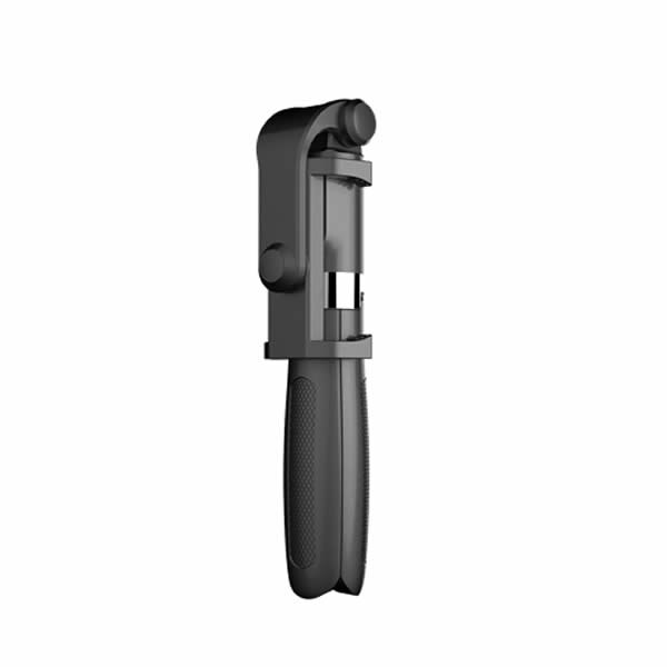 Perche à selfie pour iPhone, Samsung ou Huawei, accessoire Bluetooth avec trépied, alliage en plastique, égo-portrait: Black