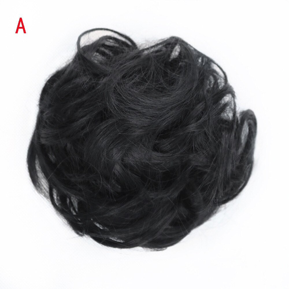 Femmes bouclés désordre chignon cheveux Twirl pièce Scrunchie Extensions coiffure couverture cheveux désordre chignon