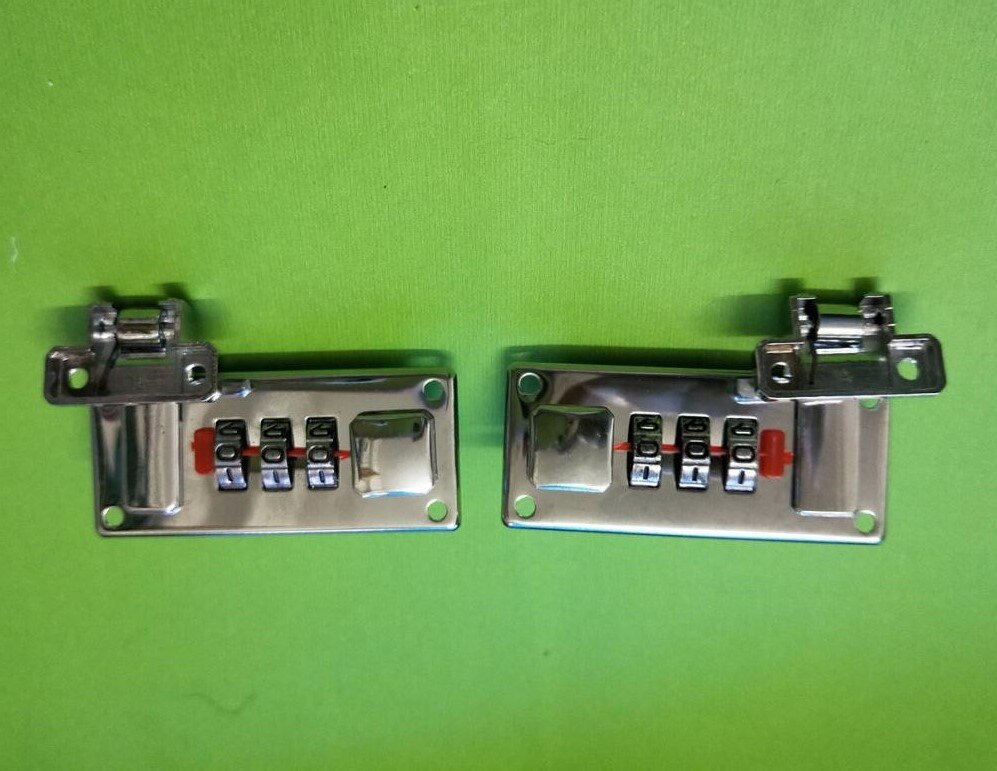 Bagage cijferslot Vierkante doos legering lock/paar lock. links en rechts