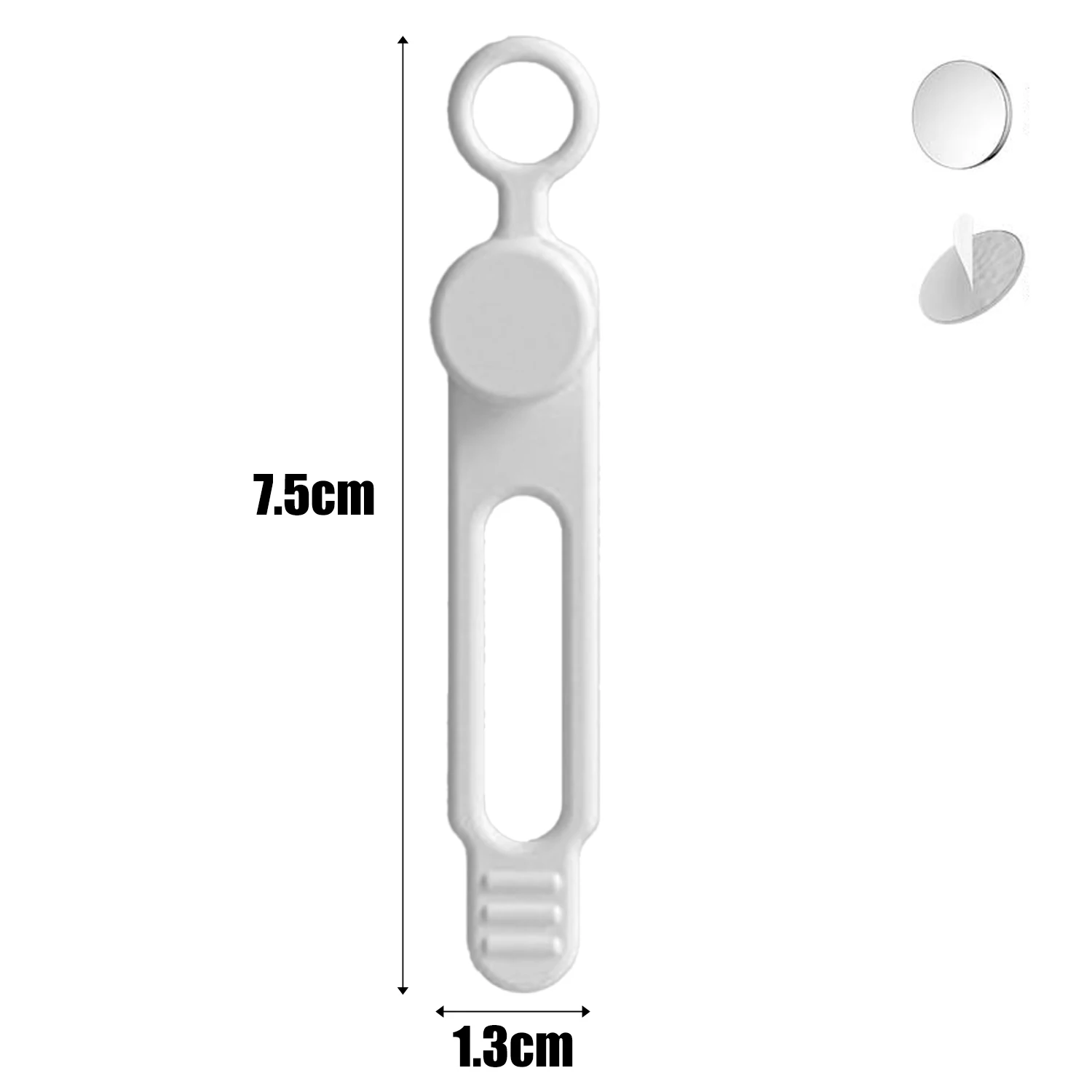 1/3/5/10 Uds. Bridas magnéticas para cables, Clip para auriculares, gestión de cables, bridas de silicona, organizador de cables magnéticos, soporte para cables: Negro