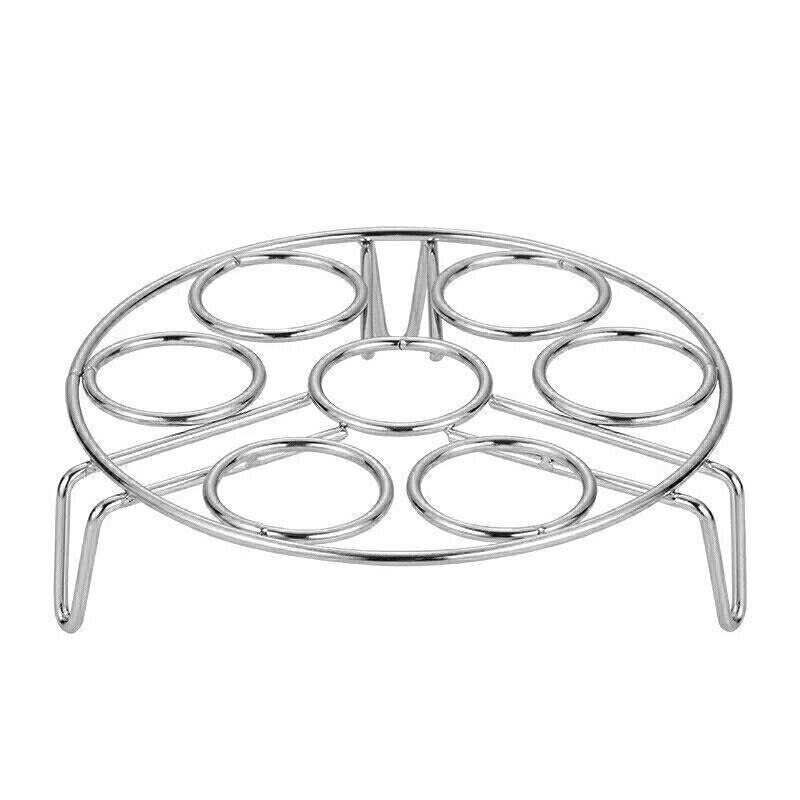 Asas de acero inoxidable para vaporizador de huevos resistentes al calor se adapta a Olla instantánea cocinar 14 huevos accesorios de maceta de actualización multiusos