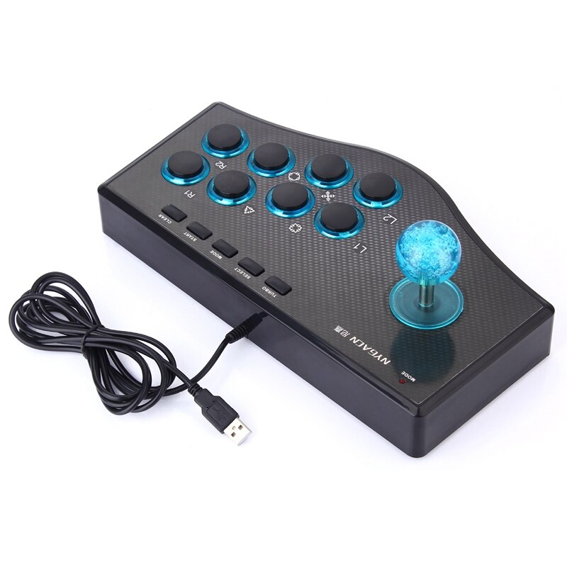 Wired Game Controller Game Rocker USB Arcade Joystick USBF Stick for PS3 Computer PC Gamepad Gaming Console