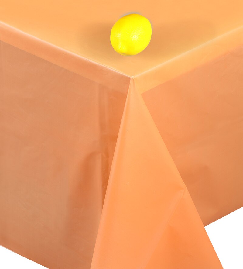 D & Z couleur Orange nappe 1pc jetable imperméable couverture de Table pour mariage Thanksgiving jour nouvel an fête