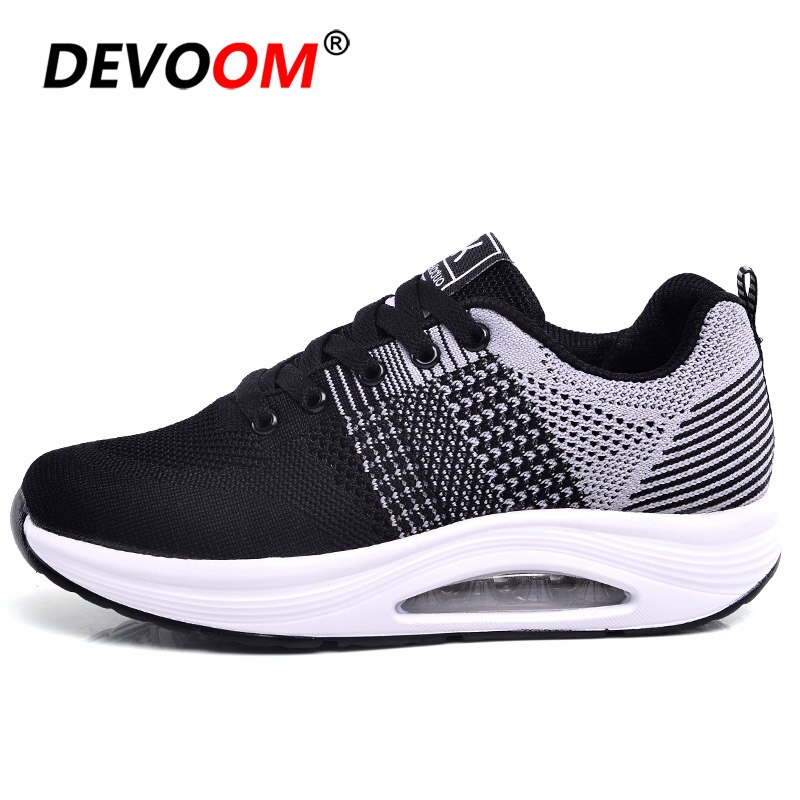 Spring Dancing Shoes for Women White Sneakers Jazz Shoes Seasons Female Fitness Shoes calzado deportivo mujer: Gray / 6