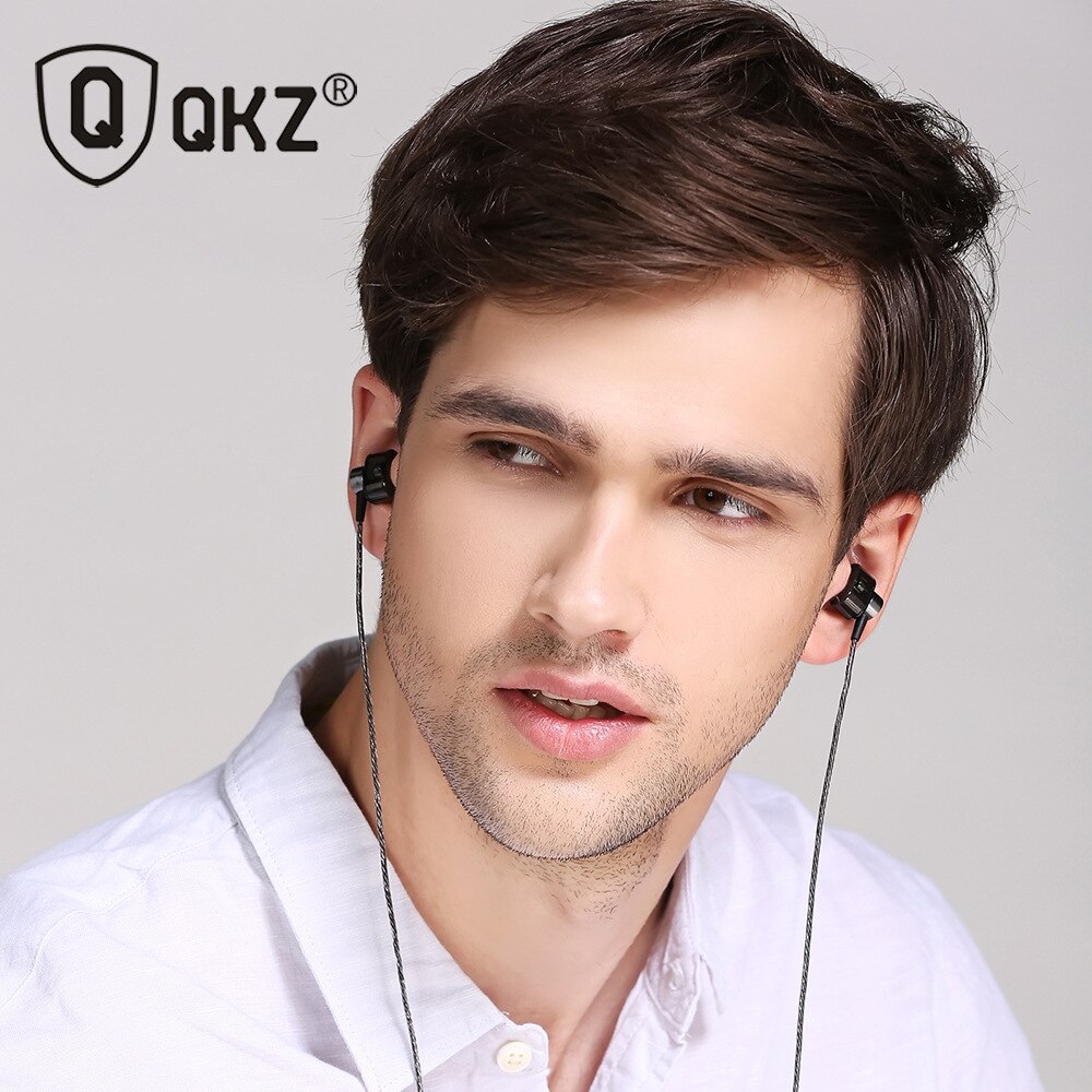 Qkz DM8 Oortelefoon In-Ear Dual Unit Koptelefoon Draad Met Microfoon Hifi Subwoofer Oortelefoon Oordopjes