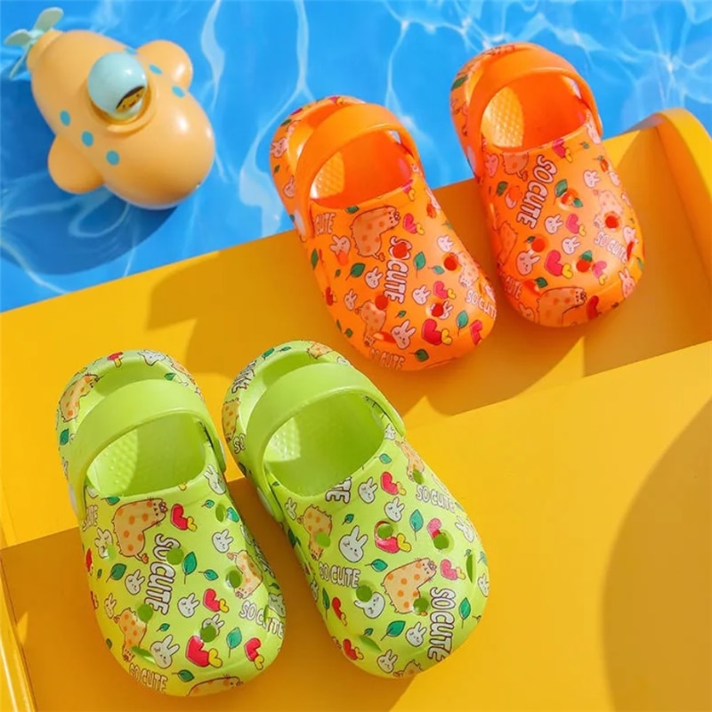 Children Garden Shoes Boys and Girls Cartoon Sandal Summer Slippers Kids Garden Baby Sandals