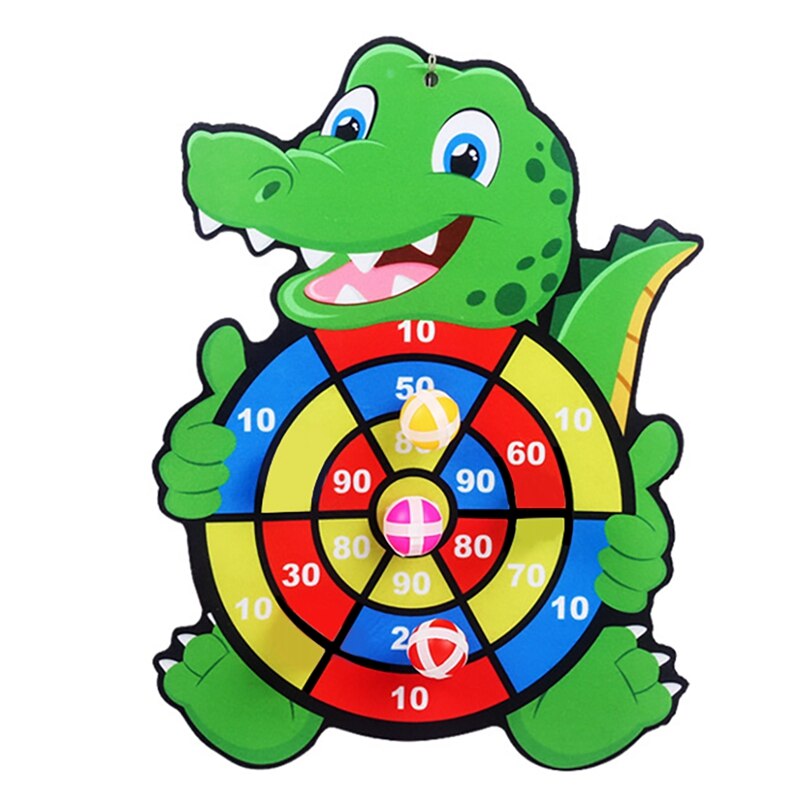Dubbelzijdig Dartbord Voor Kinderen 29 Inch Dier Thema Dart Schijf Gooien Spel Dier