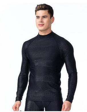 SBART Swimming Suit For Man Long Sleeves Rash Guards Quick-Dry Diving Suit Snorkeling Swimming Surfing Rash Guard Long Sleeves: Jacket 719 / XXL