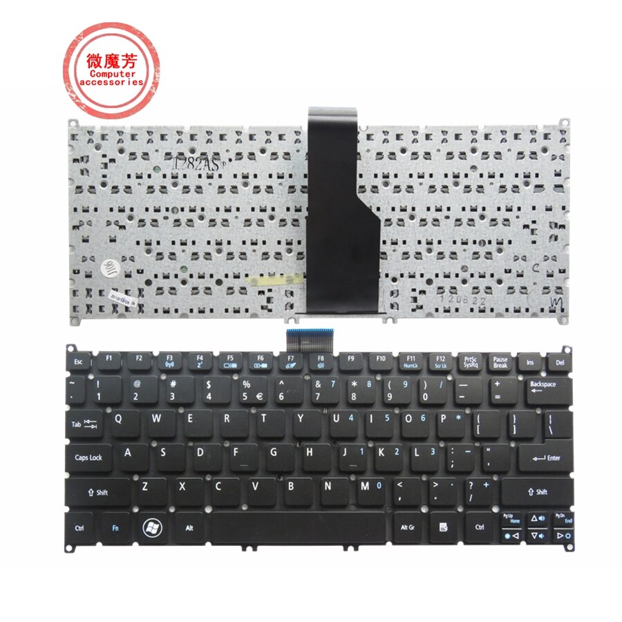 Us Laptop Toetsenbord Voor Acer Aspire V5-121 V5-171 S3-331 S5-951 V5-123 V5-131 Aspire One 725 756 AO725 AO756 Ons toetsenbord