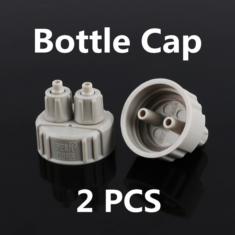 Aquarium DIY Co2 Generator System Bausatz Mit Co2 Regulater Ventil Tabelle Monitor CO2 Aquarium Bausatz Für Aquarium Wasser Pflanze: 2Stck Flasche Deckel