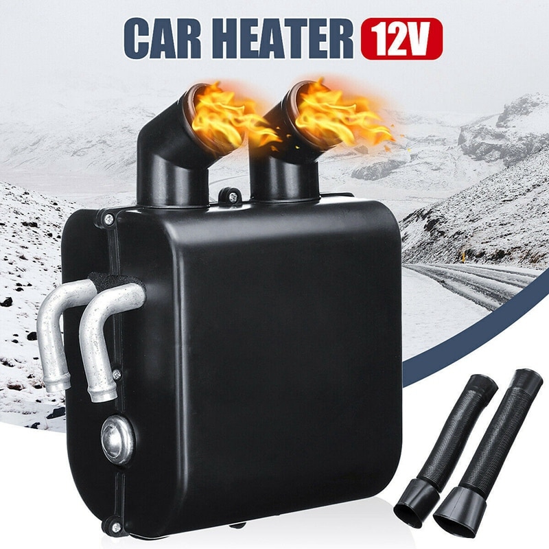 Universal 12V Auto Heizung Wasser Heizung Metall Shell Tragbare Defroster Demister