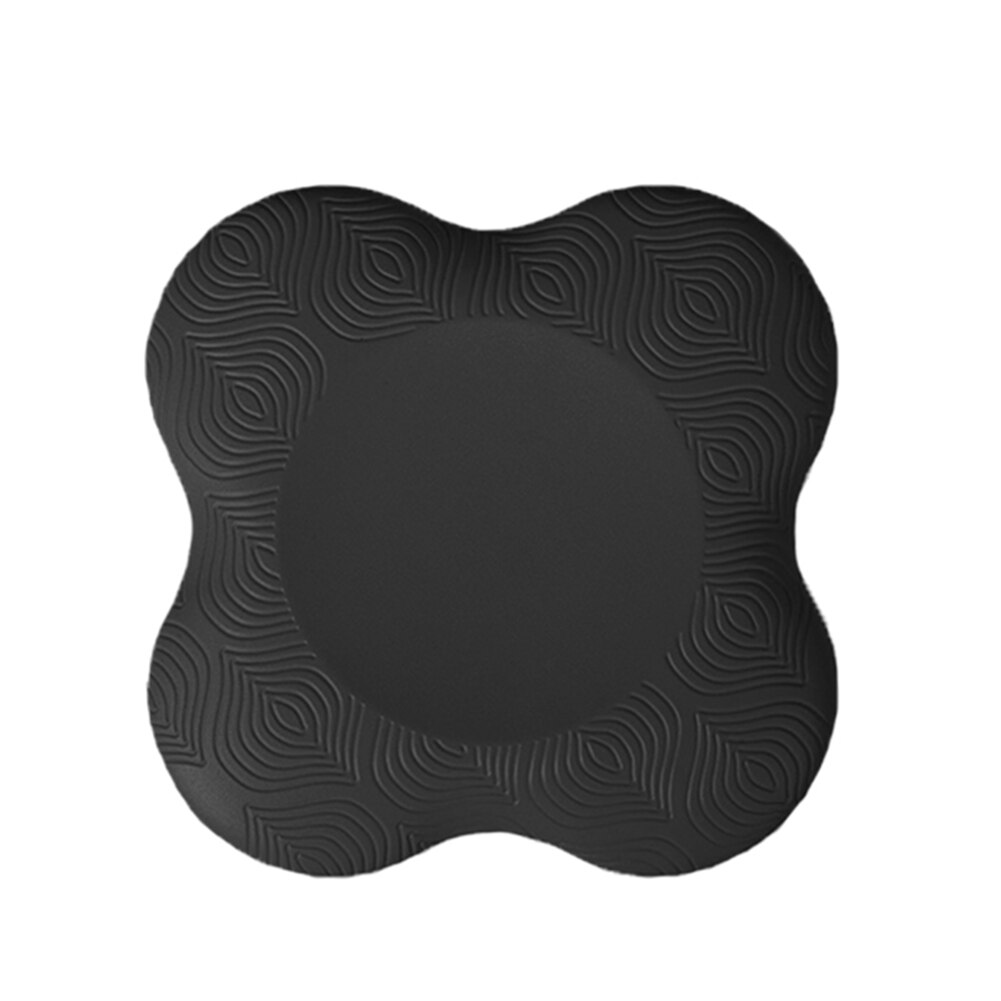 1pc/2 multifunktionale yoga-kniepolster, druckbeständig, verdickt, ellbogen-, hand- und handgelenkpolster, balancestütze für plank-übungen: Schwarz / 2 stck.