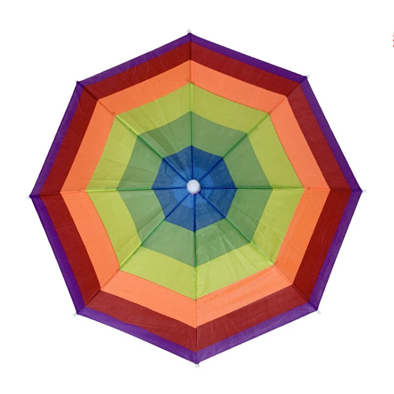 Umbrella Hat Foldable Sun UV Protection Fishing Camping Headwear Caps Golf Hats For Adults And Children Sunscreen Shade Umbrella: 02