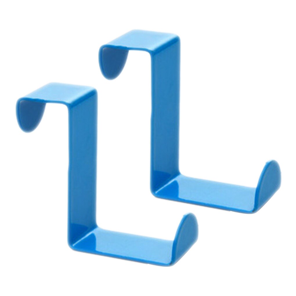 2 stuks over deurhaken roestvrijstalen kastlade hanghaken kantoor keuken handdoek kleerhanger: Nr . .2