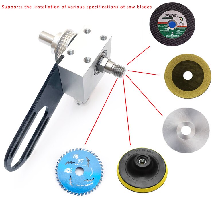 Small table saw spindle, precision unpowered diy miniature chainsaw, table saw spindle assembly