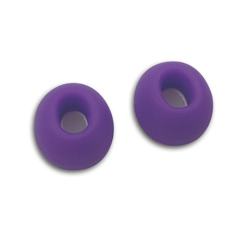 2 sztuk/1 para wkładki do uszu dla Airpods Pro 3 bezprzewodowe słuchawki Bluetooth silikonowe nauszniki etui na słuchawki Earpads Eartips dla Airpods3: 04 purple M