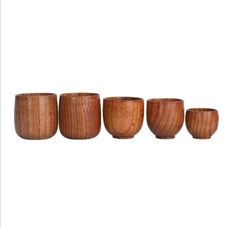 Houten Grote Buik Cups Handgemaakte Natuurlijke Spruce Hout Kopjes Bier Thee Koffie Melk Water Cup Keuken Bar Drinkware