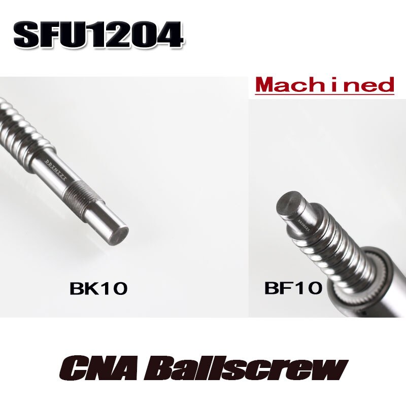SFU1204 Gerolde Kogelomloopspindel C7 Met 1204 Flens Enkele Kogelmoer Voor BK/BF10 End Gefreesd CNC onderdelen RM1204