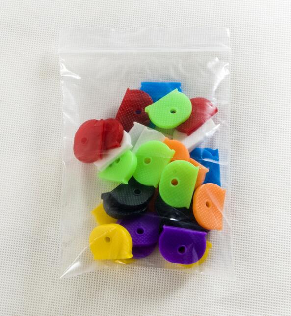 neue mischfarbe 8 stücke/16 stücke Hohl Multi Farbe Gummi Weiche Schlüsselschloss Schlüssel Cap Schlüssel abdeckungen Topper Schlüsselring: 16 pcs style 2
