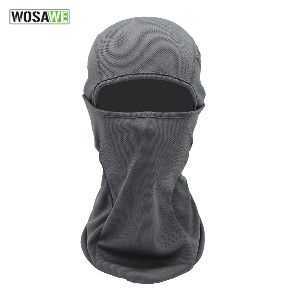 WOSAWE-cagoule de Motocross intégrée | Masque facial, casquette de vélo, séchage rapide, casquette de Sport, masque facial complet, casque de moto