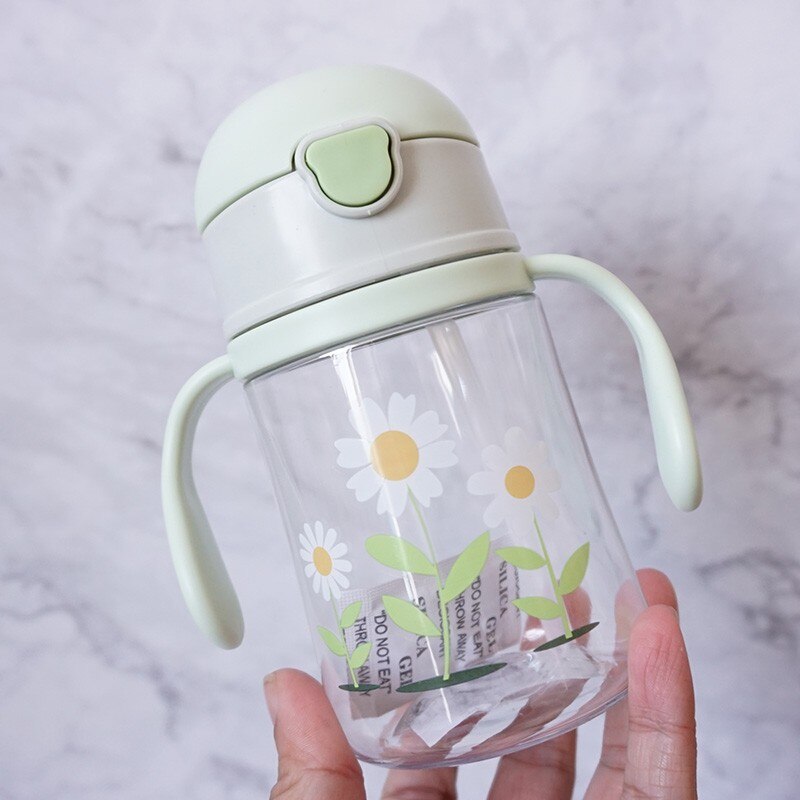 Kinderen Voeden Sippy Cups Met Handvatten Leren Drinkwater Flessen Leuke Cartoon Lekvrije Band Cup 250 Ml Xs