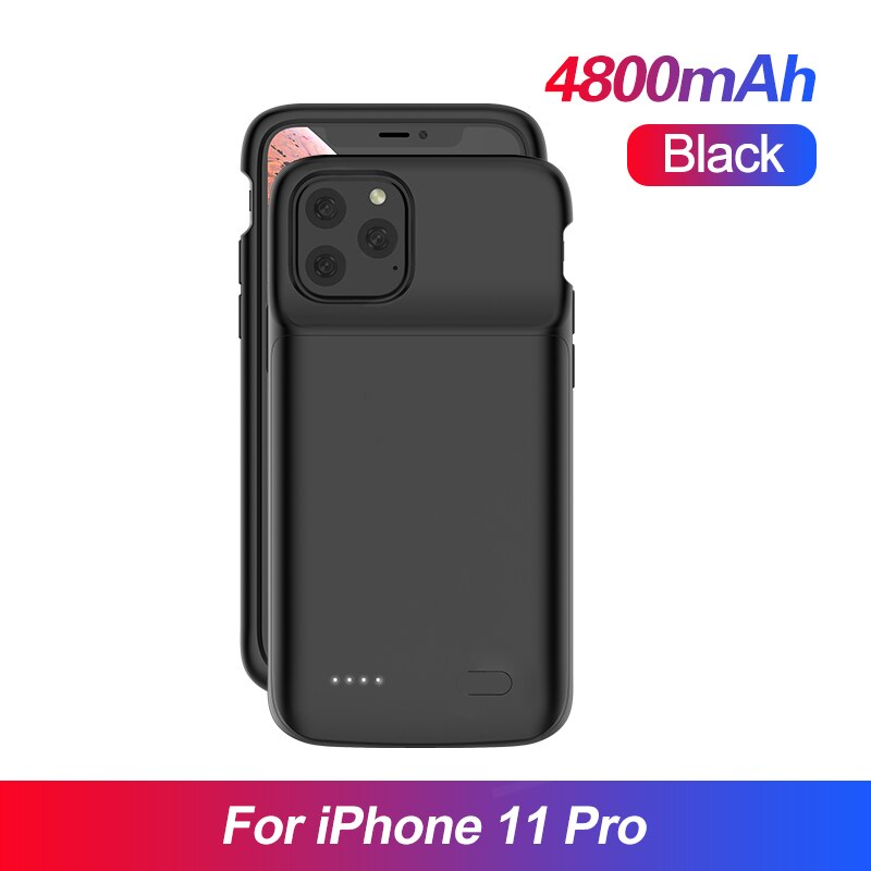 Battery Charger Case For iPhone 11 Case for iPhone 5S SE 6 6S 7 8 Plus X XR XS MAX Pro Portable Power Bank Charger: For 11 Pro