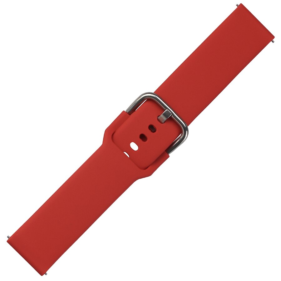 Watch Band for Xiaomi Haylou LS01 Strap Silicone Replacement Band Bracelet for Haylou LS01 Smart Watch Wristband Accessories: Red