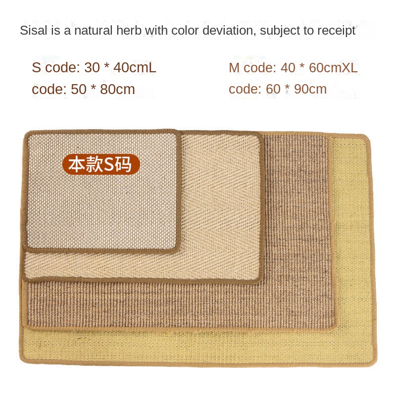 Scrapers for Cats Sisal Mat Furniture Boardback Scratcher Scratching Post Cat Scraper Supplies Pet Products Home Garden
